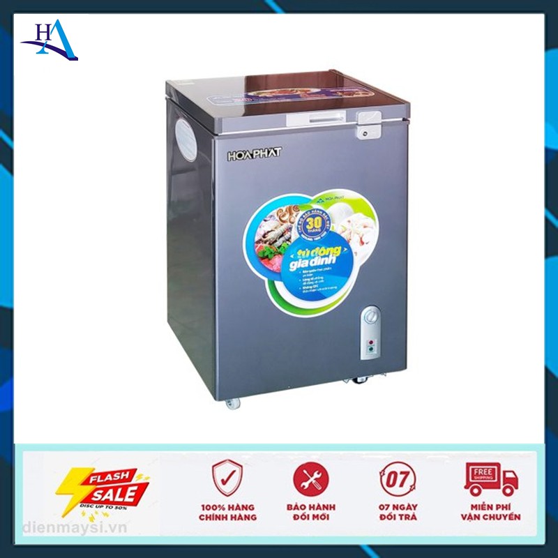 Tủ đông mini Hòa Phát HCF 106S1ĐSH 100L (Miễn phí giao tại HCM-ngoài tỉnh liên hệ shop)