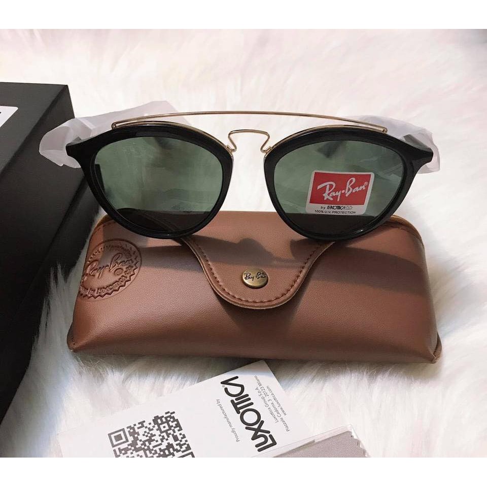 Kính Nữ Rayban🕶 màu  glossy Black hàng Mỹ chính hãng full box