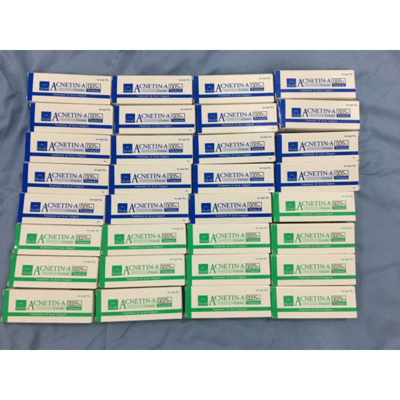 (CÓ SẴN) Kem giảm mụn Acnetin A Thái 0.025%- 0.05%