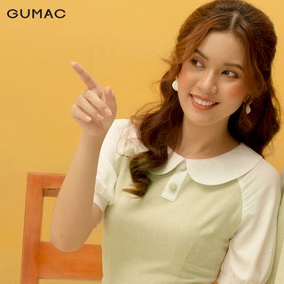 Đầm nữ cổ sen 2 nút DA10122 GUMAC