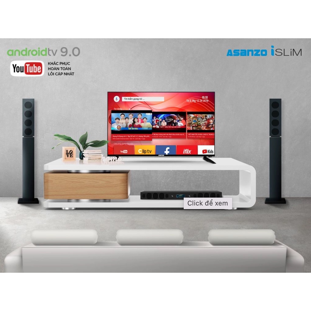 [Mã ELHAMS5 giảm 6% đơn 300K] Smart Tivi Asanzo 43 Inch Full HD 43SL800 , Asanzo 43SL800N