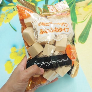 Túi 30 bông phấn trang điểm KAI hàng Nhật