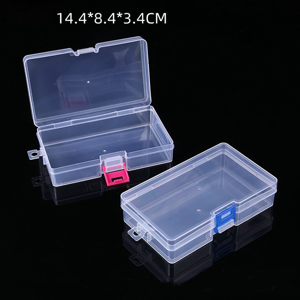1 Hộp Nhựa Trong Suốt Hình Chữ Nhật Đựng Trang Sức