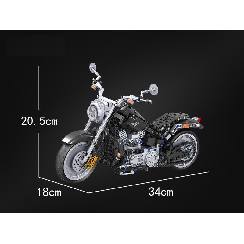 Đồ chơi Lắp ráp Mô hình xe máy Winner 7049  7053 7054 Motorcycle  American Chopper Street Motor Cross Bike City