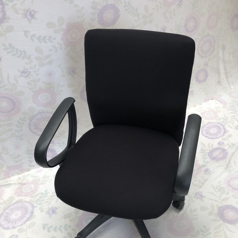 Computer chair covers solid color brief style elastic polyester fabric chair cover