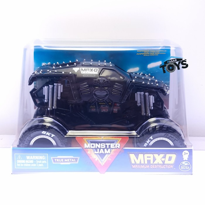 Mô hình xe tải quái vật Max-D Series 10 tỉ lệ 1:24