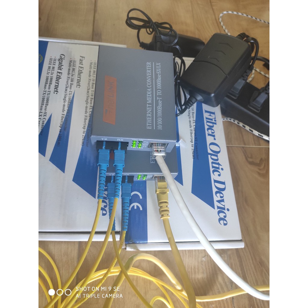 5 Cặp converter quang 2 sợi netlink HTB-GS-03 10 / 100/1000Mb/s | BigBuy360 - bigbuy360.vn