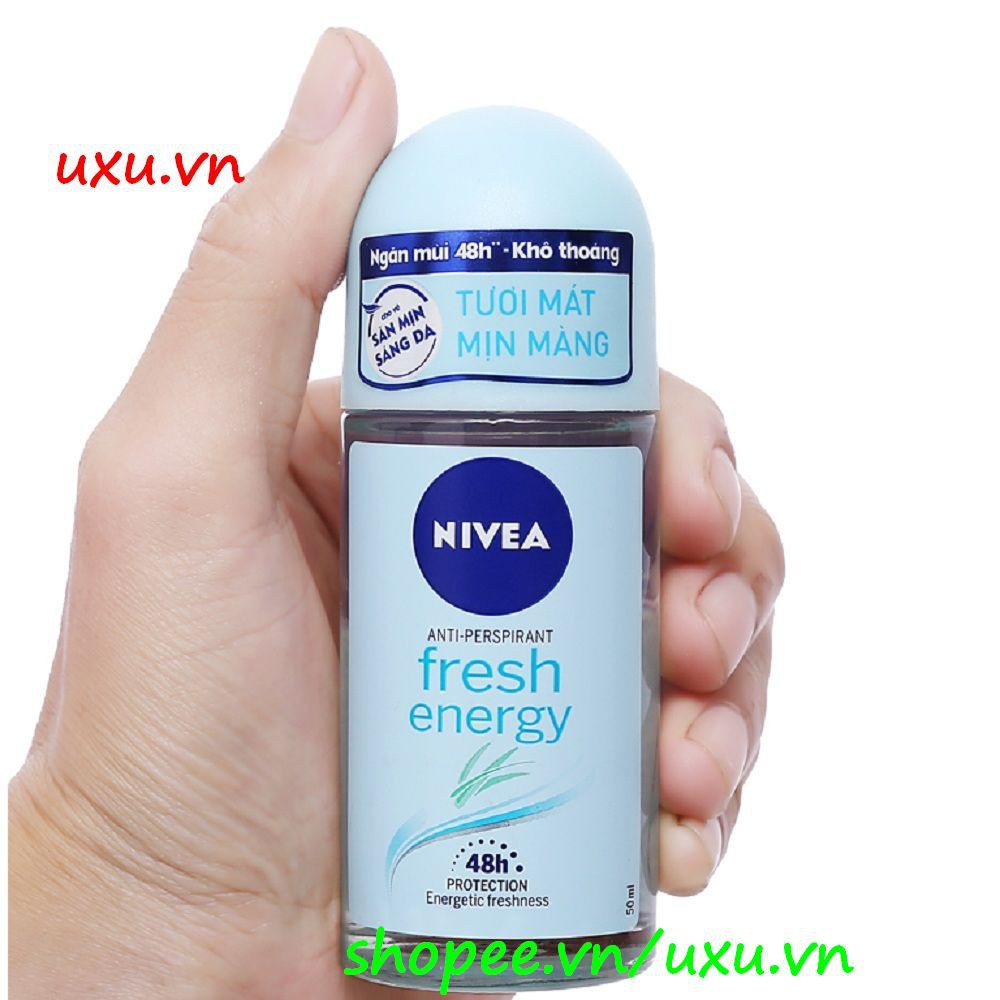 Lăn Khử Mùi Nữ 50Ml Nivea Tươi Mát Đầy Sức Sống Fresh Energy, Với uxu.vn Tất Cả Là Chính Hãng.