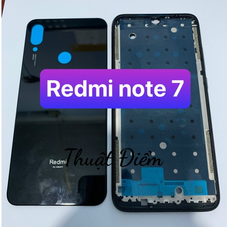 bộ xương vỏ xiaomi Redmi note 7 - gồm lưng,xương,phím nguồn và âm lượng