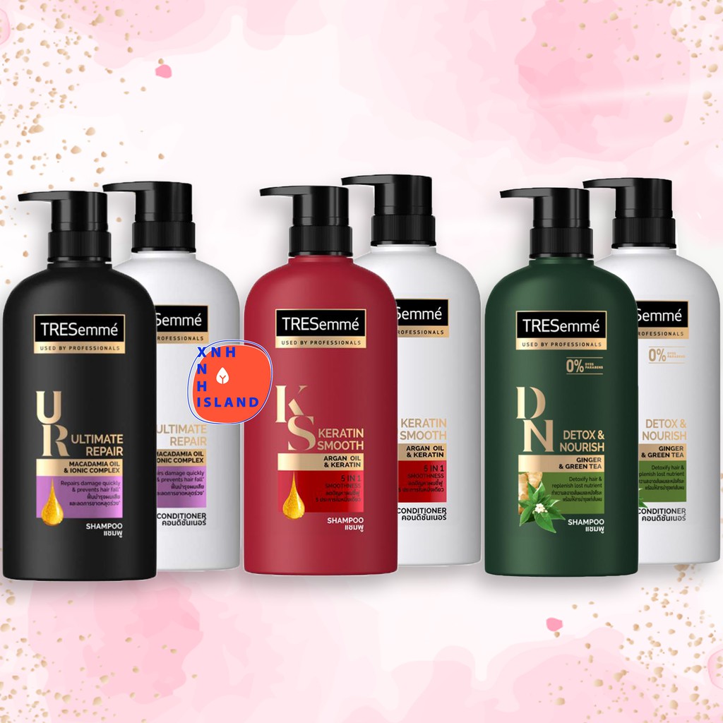 COMBO Dầu Gội Và Dầu Xả Tresemme Thái Lan