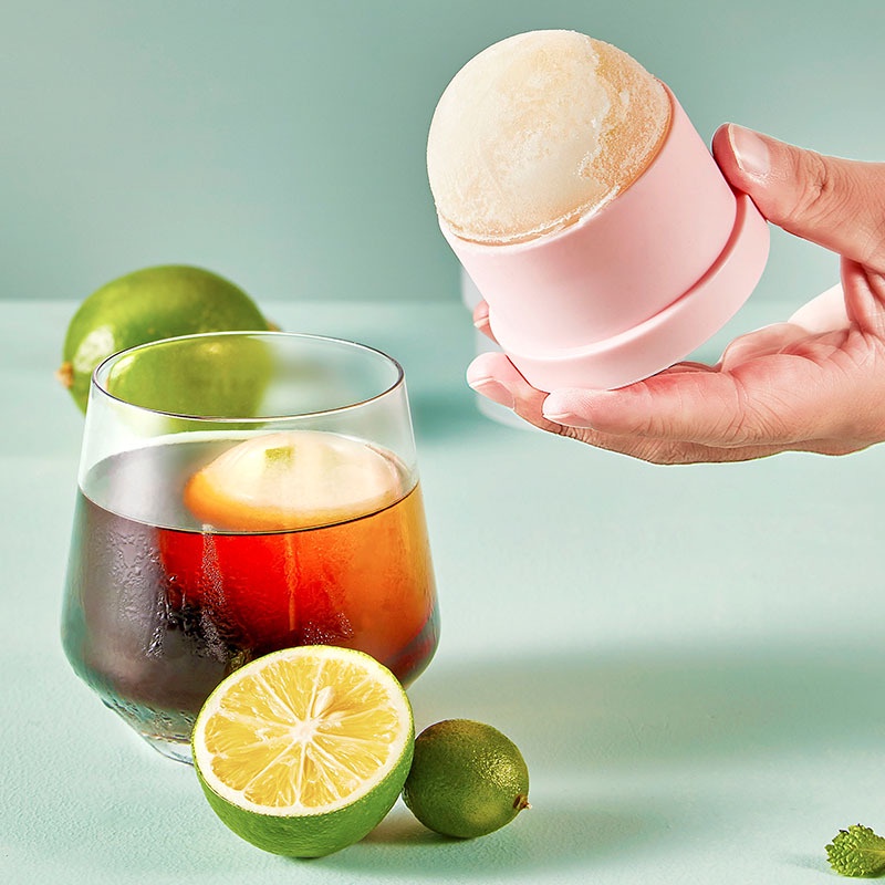 Khuôn Làm Đá Hình Tròn Lớn Có Thể Xếp Chồng Tiện Dụng Cho Nhà Bếp