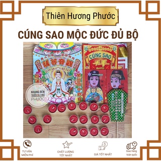 Cúng sao Mộc Đức gồm giải hạn, đèn cầy, bài vị sao