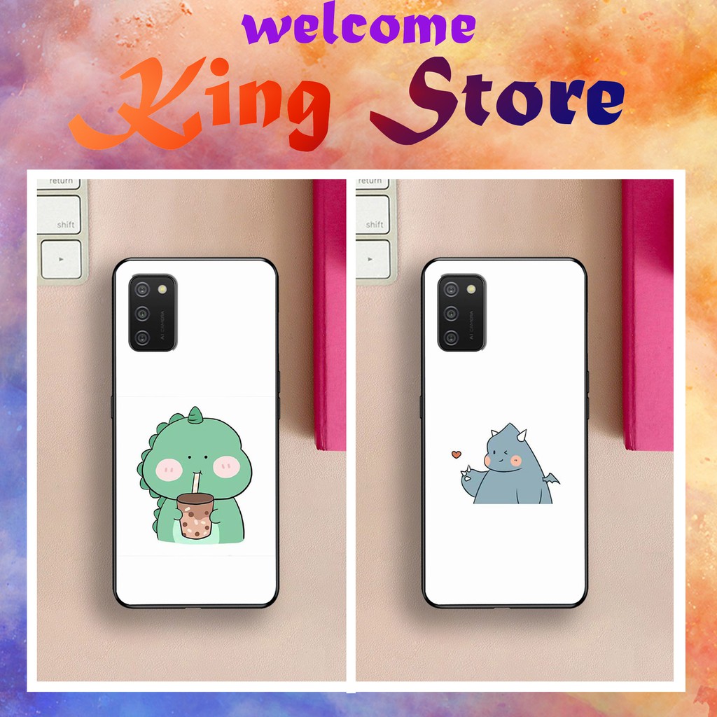 Ốp lưng Samsung A01/A02/A02s In hình Dino Saur siêu đáng yêu, giá cực tốt_KINGSTORE.HN_Ốp SS A01/A02/A02s