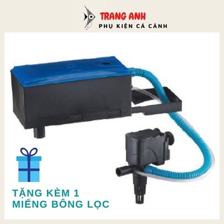 Máy lọc nước bể cá, lọc máng RS 801 đa năng (bơm, lọc nước, thổi khí tạo oxy, tạo luồng) hàng chính hãng, tiết kiệm điện