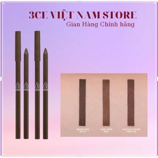 Kẻ mắt dạng sáp 3ce super slim waterproof eye liner -burnt wood