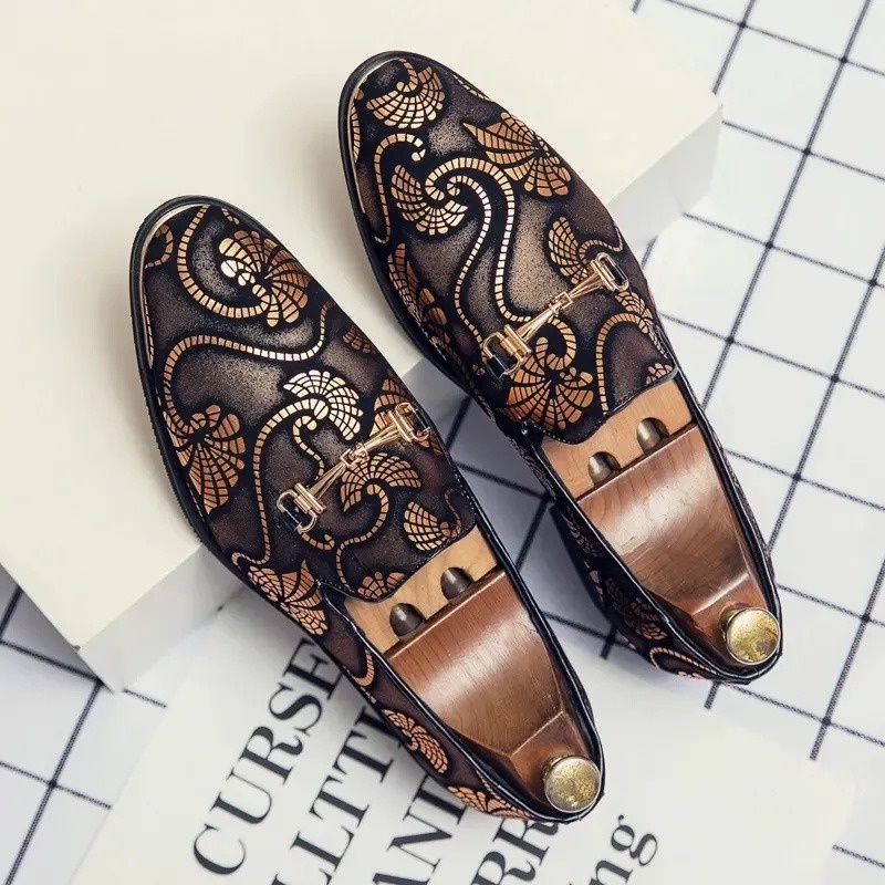 Giày Lười Nam Da PU Sang Trọng