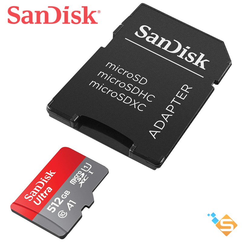 Thẻ Nhớ SanDisk Ultra A1 MicroSDXC 256GB 128GB Class 10 UHS-I 120MB/s -Bảo Hành Chính Hãng 5 Năm