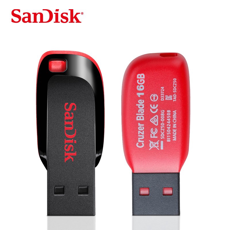 Đèn LED SanDisk đầu sạc USB tốc độ USB 2.0 8GB 16GB 32GB 64GB 128GB | WebRaoVat - webraovat.net.vn