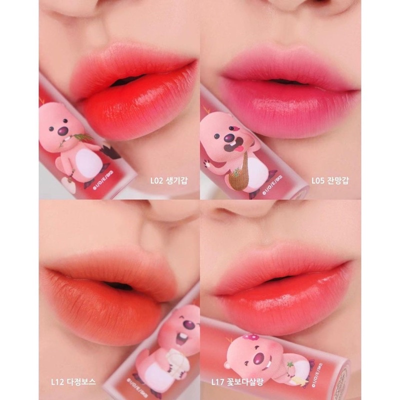 Son kem 𝗕𝗕𝗜𝗔 𝘅 ZANMANG LOOPY Last Velvet Lip Tint Version 6