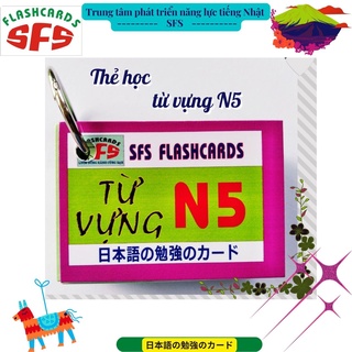 Thẻ từ vựng N5 , thẻ tiếng nhật