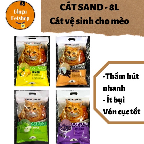 Cát vệ sinh cho mèo nhiều loại 5L/8L