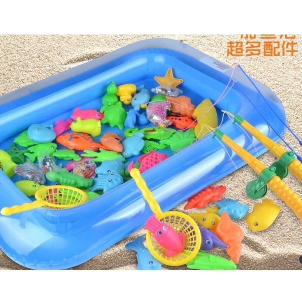 Đồ chơi câu cá cho bé dạng bể phao