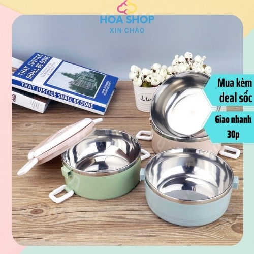 Cặp lồng, hộp cơm giữ nhiệt 3 tầng cao cấp, tiện dụng, Đồ dùng giúp bảo quản thức ăn an toàn