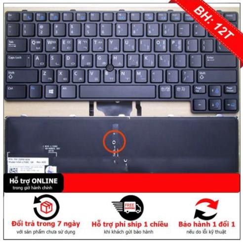 Bàn phím Keyboard Laptop Dell E6430U E6430S 6530U 6430u-100TB