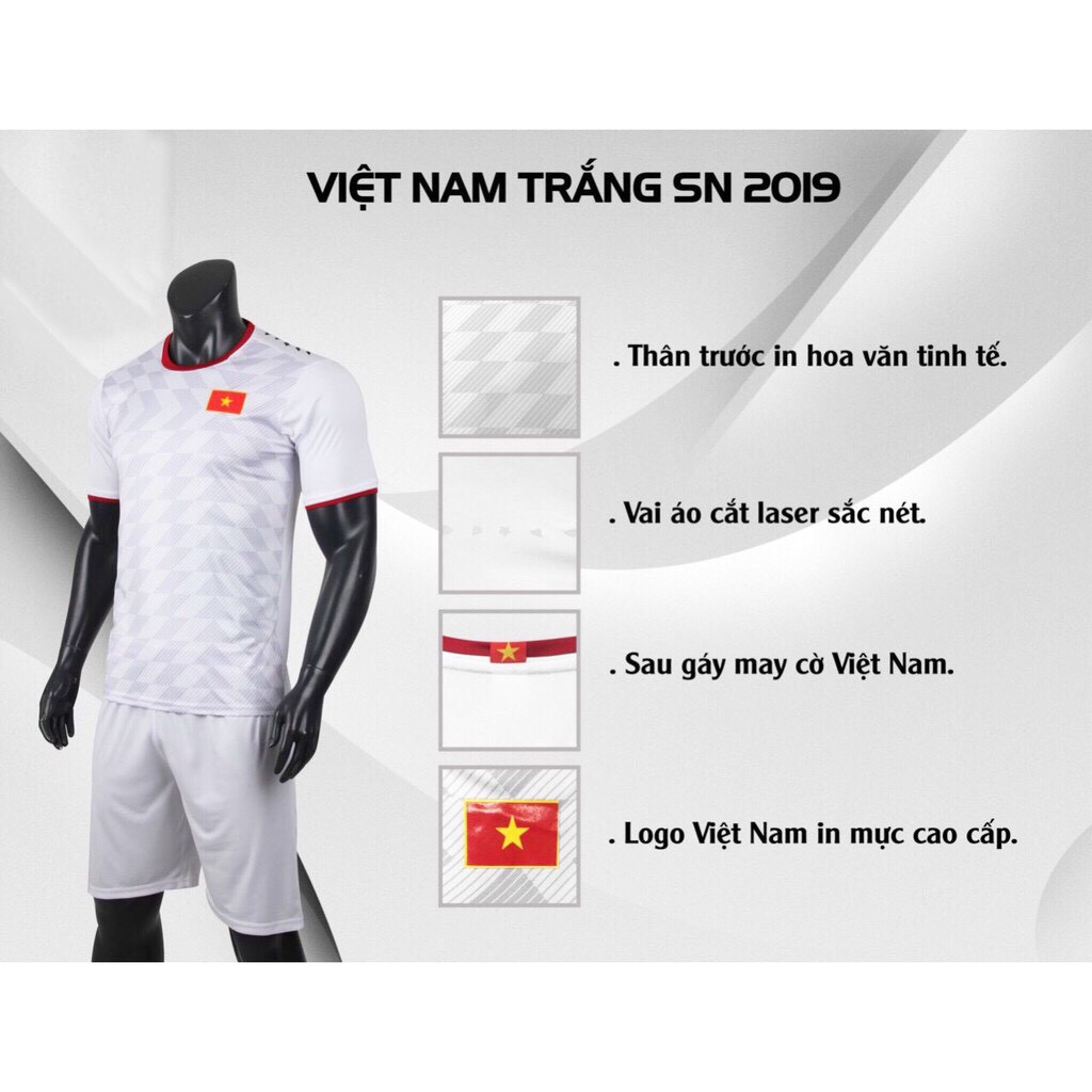 T TOKY SHOP Áo bóng đá Việt Nam 2019 2020 đủ mầu hàng cao cấp ☭