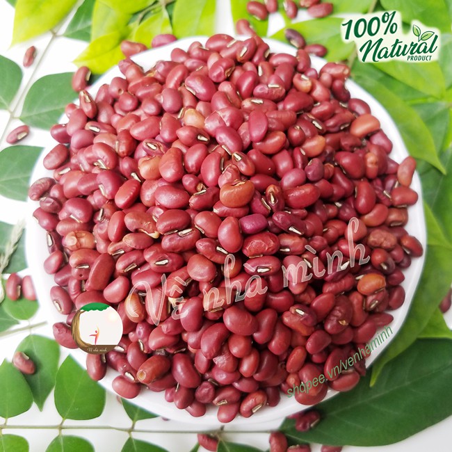 ĐẬU ĐỎ THUẦN CHỦNG HỮU CƠ TỰ NHIÊN 100% 500g ( Hạt đỗ đỏ Nàng Tiên ) dùng nấu chè, làm giá đậu, làm bánh & sữa...