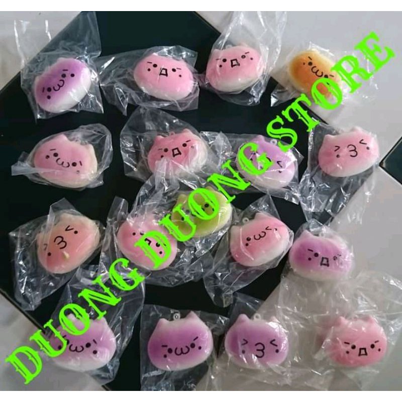 ĐỒ CHƠI SQUISHY MINI MẶT MÈO