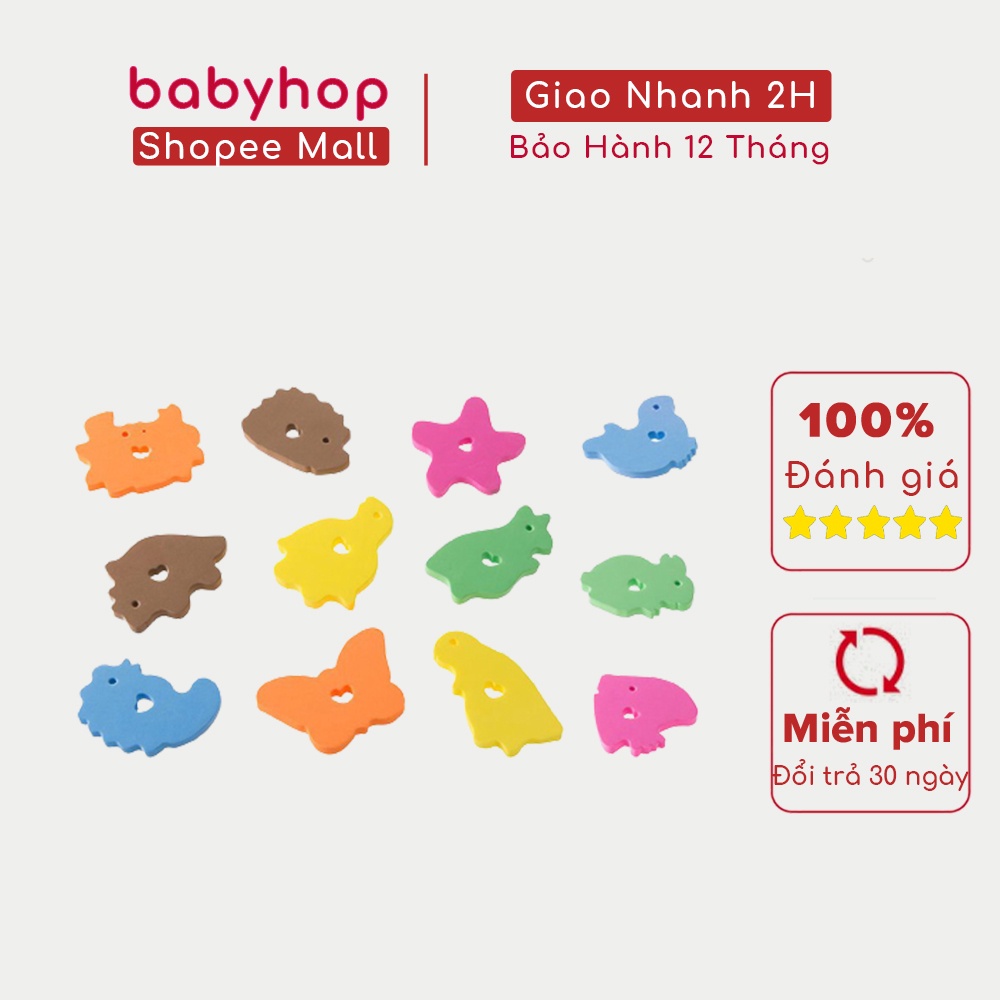 Đồ chơi nhà tắm 12 sinh vật dán tường Mombella