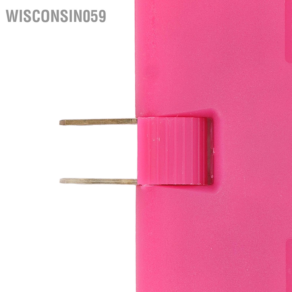 Wisconsin059 Bộ chuyển đổi phích cắm 5 cái Tiêu chuẩn Hoa Kỳ nguồn điện du lịch 1 đến 3 180 ° Xoay 110‑250V