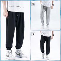 Quần jogger nam ống rộng bo gấu phong cách Ulzzang Hàn Quốc trẻ trung chất thun