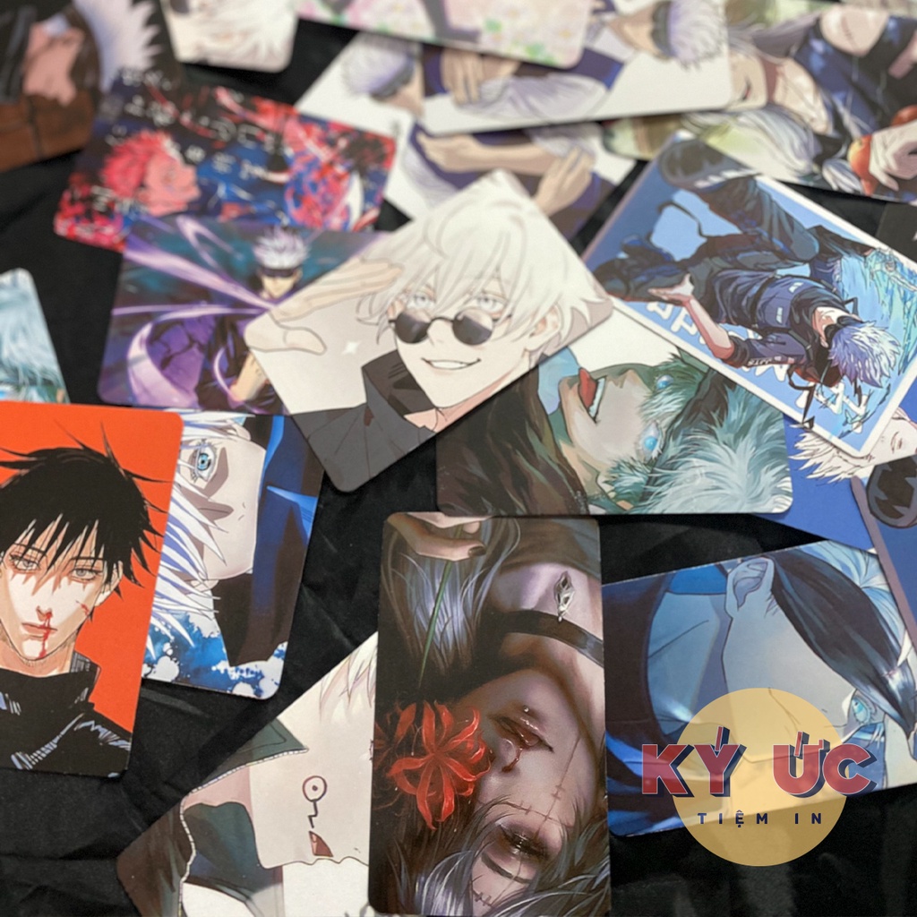 Combo 10 Card bo góc anime Jujutsu Kaisen