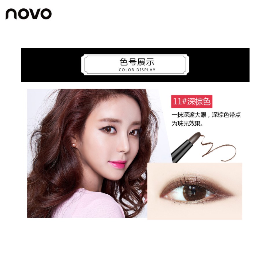 Bút kẻ viền mắt Novo Art Smooth Makeup cao cấp 5147 + Tặng mặt nạ dưỡng trắng HA