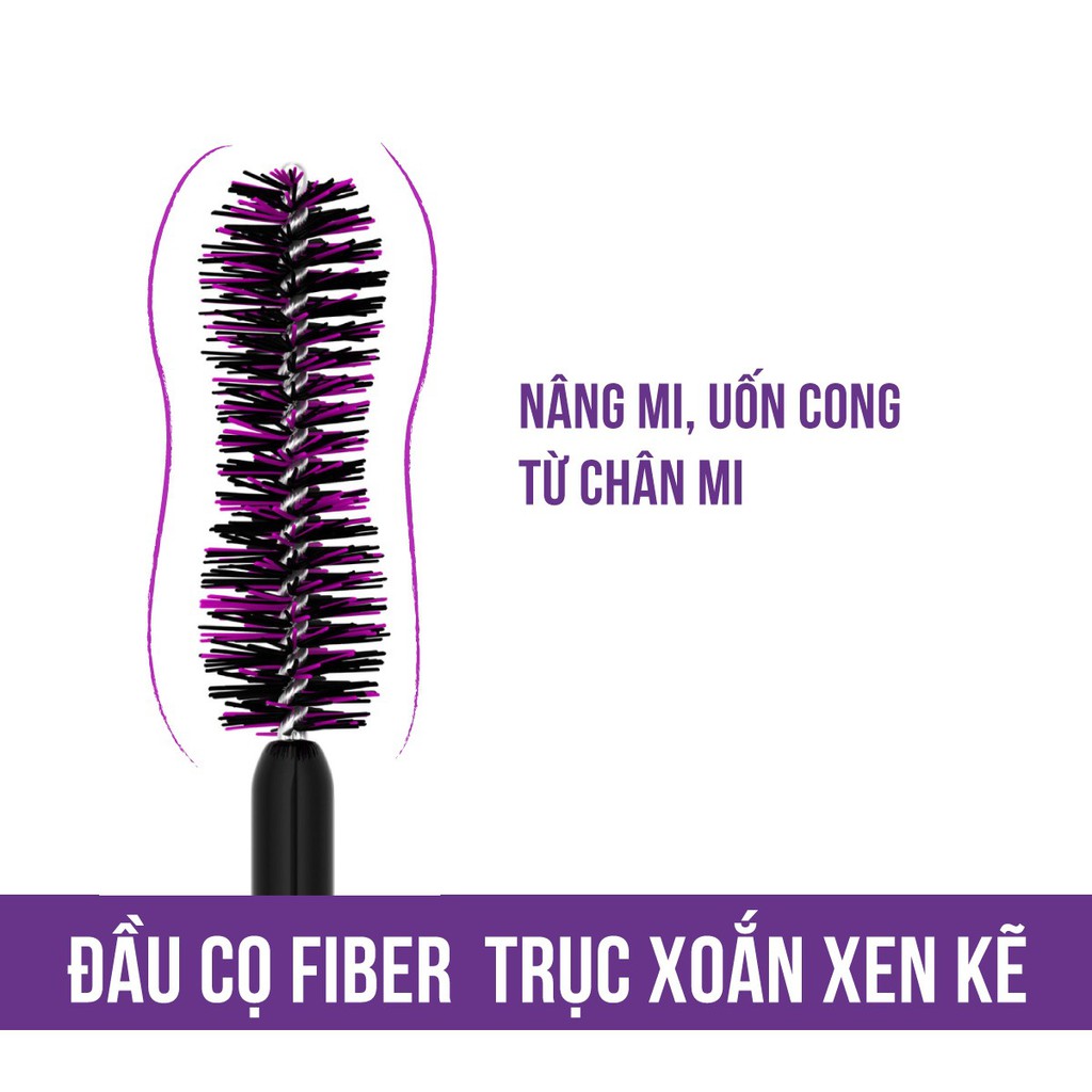 Mascara Uốn Mi, Làm Dài Và Dày Mi Tức Thì Maybelline The Falsies Lash Lift Waterproof