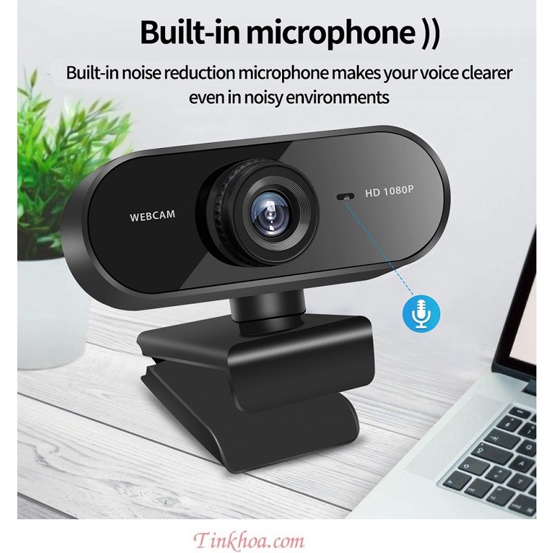 WEBCAM CHO MÁY TÍNH 1080P KẾT NỐI CỔNG USB