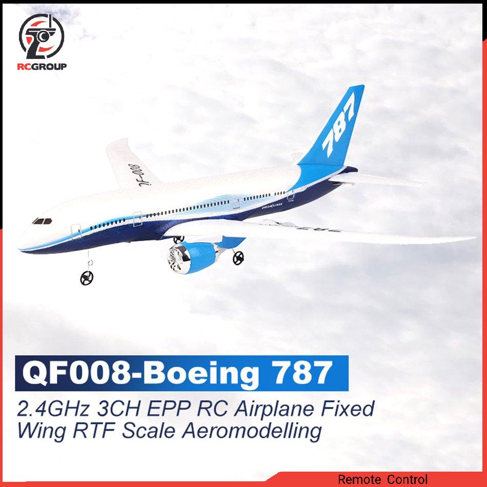 QF008-Boeing 787 2.4GHz 3CH RC Airplane Fixed Wing RTF Scale Aeromodeslling