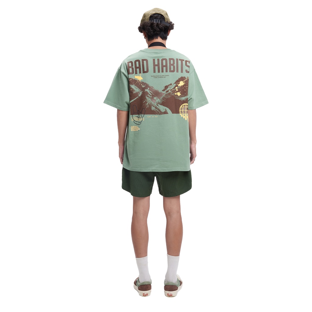 Quần Short Unisex Bad Habits DOUBLE WAIST "EAZY" SHORTS - Local Brand Chính Hãng