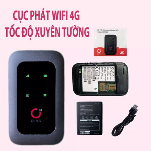 (HÀNG BÁN CHẠY NHẤT) Bộ phát wifi từ sim mới nhất hiện nay, WD680 hàng chuẩn ZTE,siêu tốc,cực nhanh