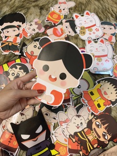 Set 10c lì xì hoạt hình