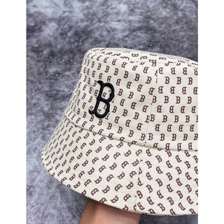 Mũ MLB BOSTON MONOGRAM BUCKET HAT BEIGE