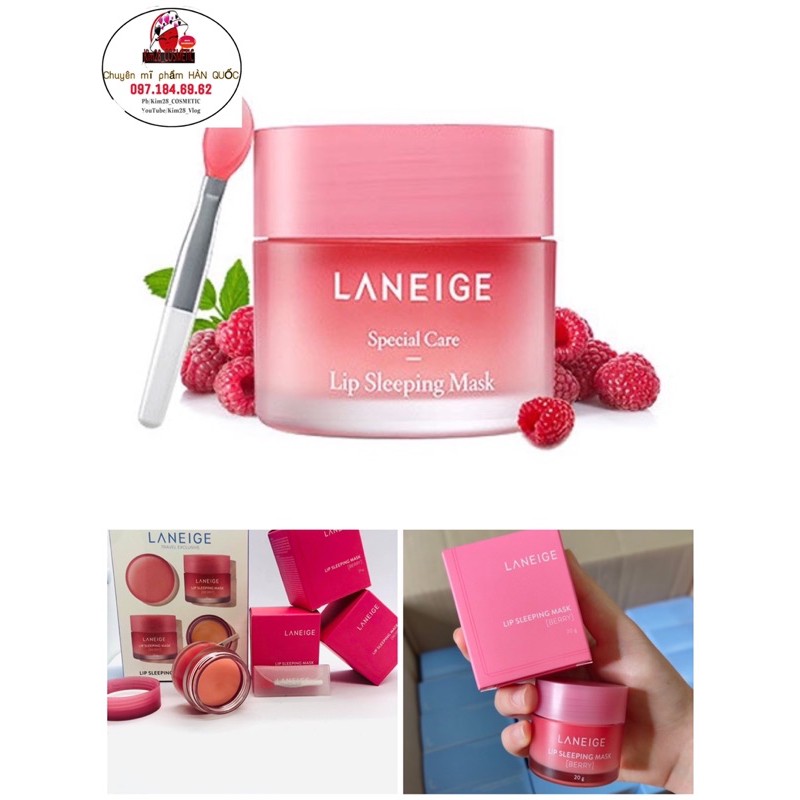 MẶT NẠ NGỦ MÔI CHÍNH HÃNG LANEIGE MÙI BERRY