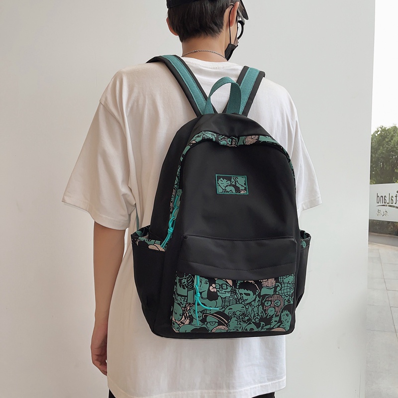 Ba lô PRETTYZYS Ahe227 cỡ lớn 14inch phong cách Hàn Quốc thời trang 2021 cao cấp cho nam và nữ