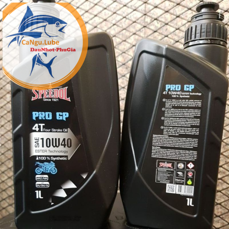 [DauNhot-PhuGia] Mua nhớt racing 4T chai 1L, Giá sỉ cho nhớt tổng hợp 100% xe máy xe côn tay racing 4T 10W40 lon 1Lit