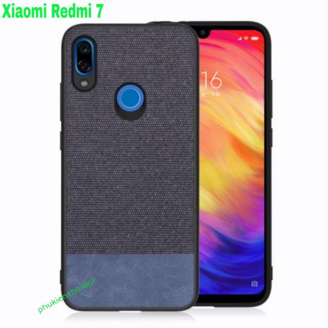 Ốp lưng Xiaomi Redmi 7 FREESHIP Từ 50k chống sốc vải da mềm thời trang cao cấp chất đẹp