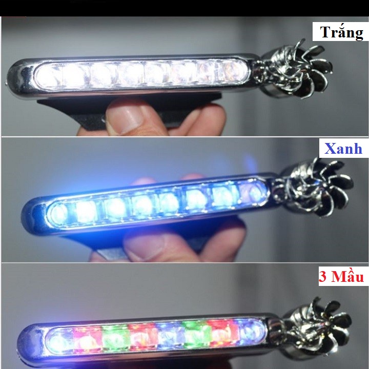 1 cái ĐÈN LED TRANG TRÍ Ô TÔ XE MÁY - NĂNG LƯỢNG GIÓ