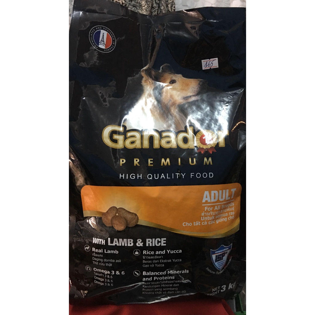 [TÂN PHÚ] Hạt thức ăn Ganador Premium Adult vị thị cừu và gạo