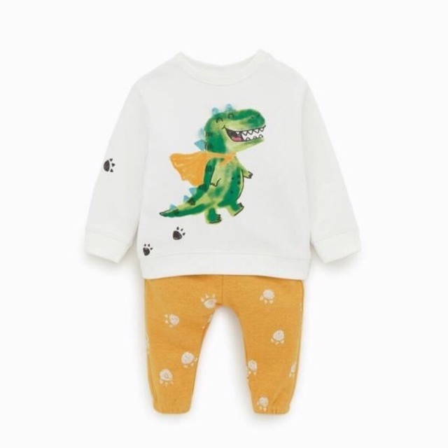 Bộ nỉ khủng long zara